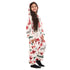 Snuggs Kids Blanket Onesie White Christmas Deer